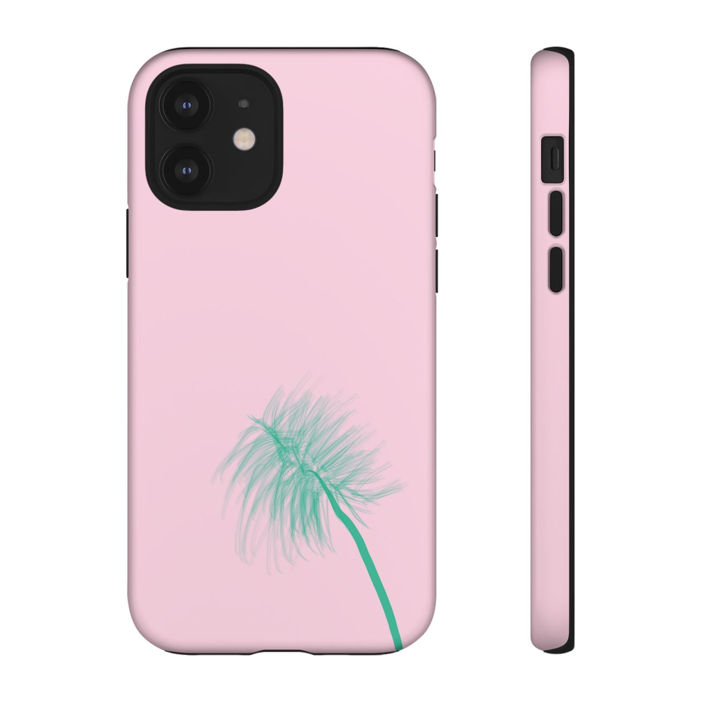 Dandelion Blowball Phone Case Pink