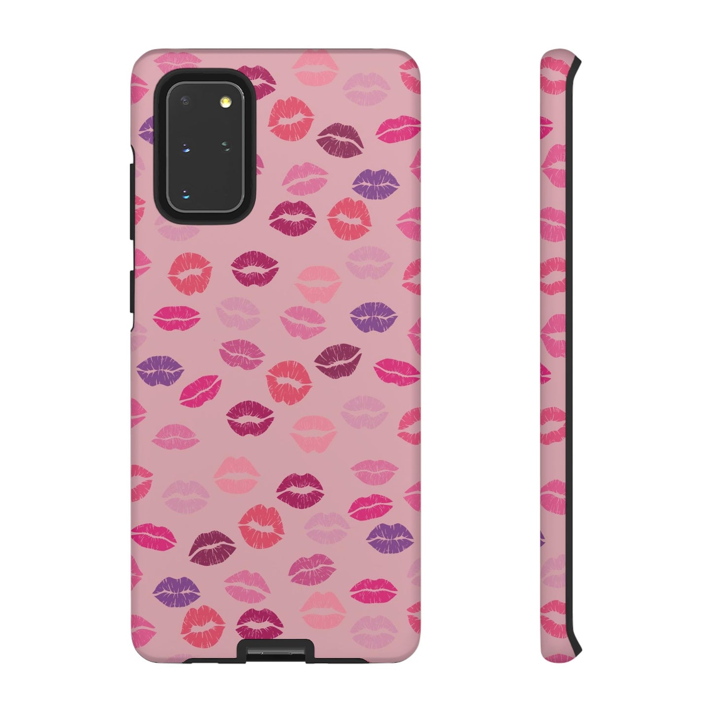 Lipstick Kisses Phone Case Pink