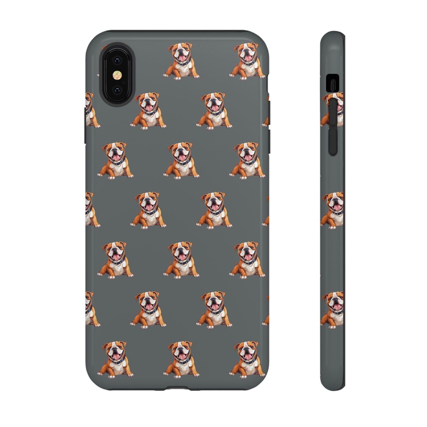 Bulldog Phone Case Gray