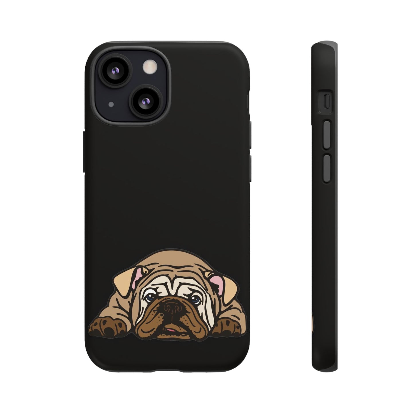 Bulldog Phone Case Black