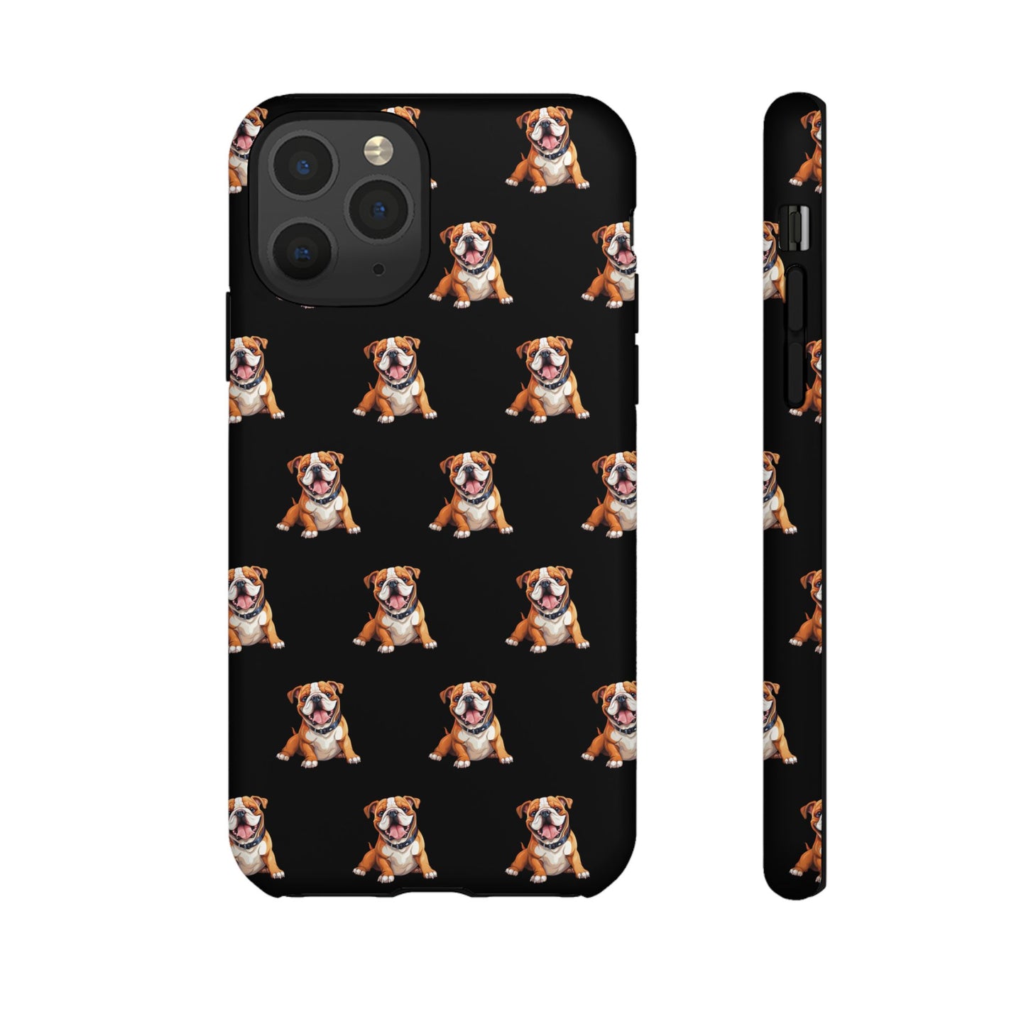 Bulldog Phone Case Black