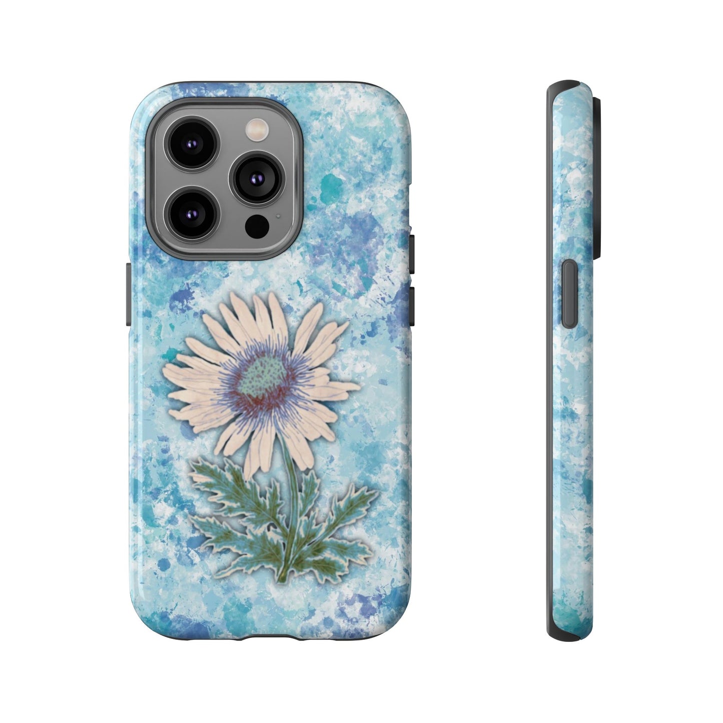 Daisy Phone Case Blue