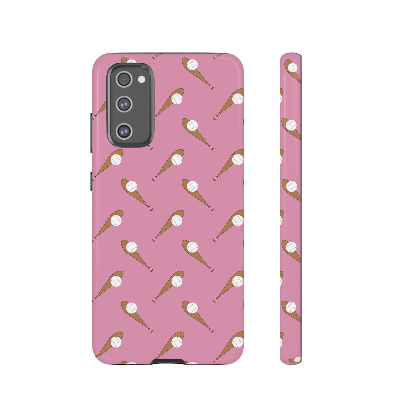 Baseball Phone Case Pink