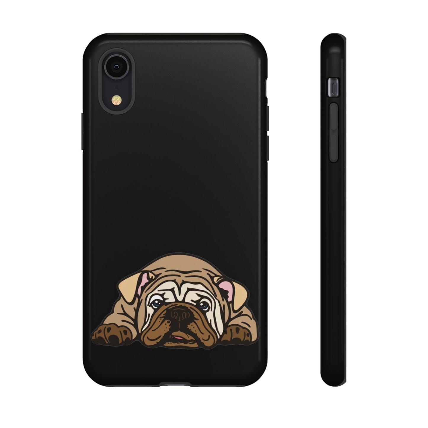 Bulldog Phone Case Black