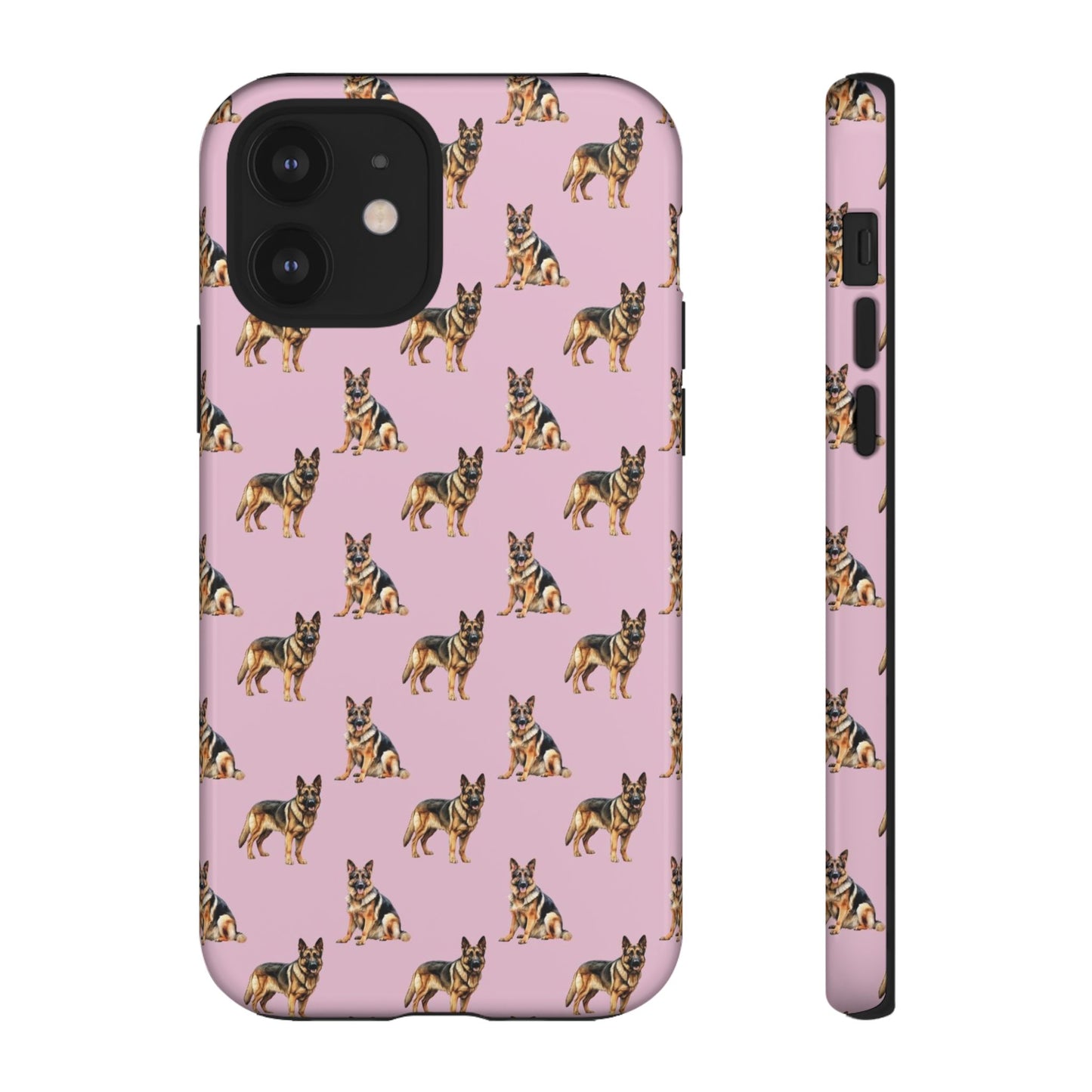 German Shepherd Phone Case Pink