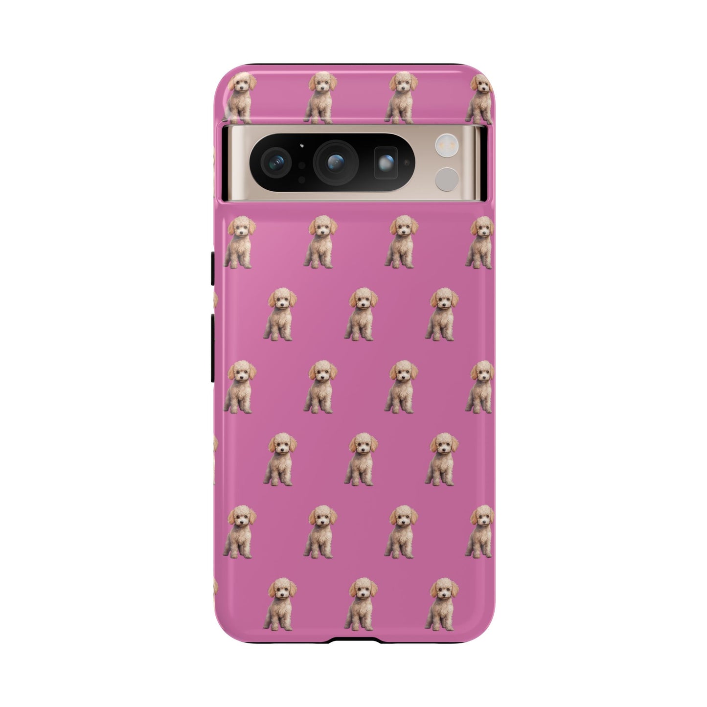 Poodle Phone Case Pink