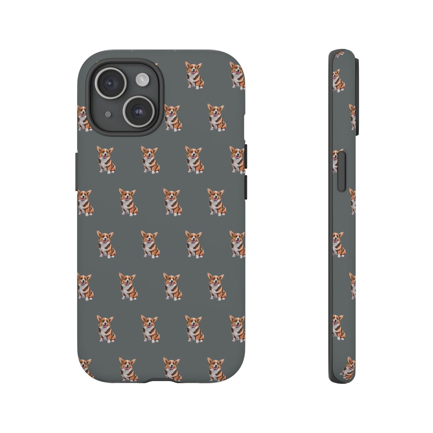 Corgi Phone Case Gray