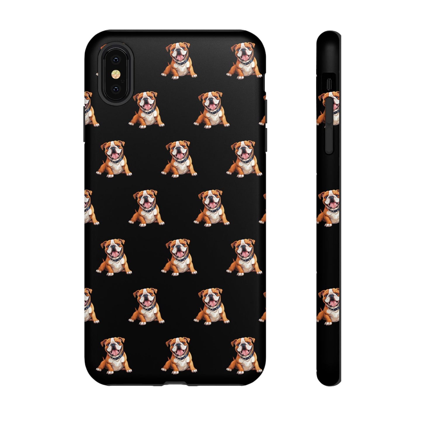 Bulldog Phone Case Black