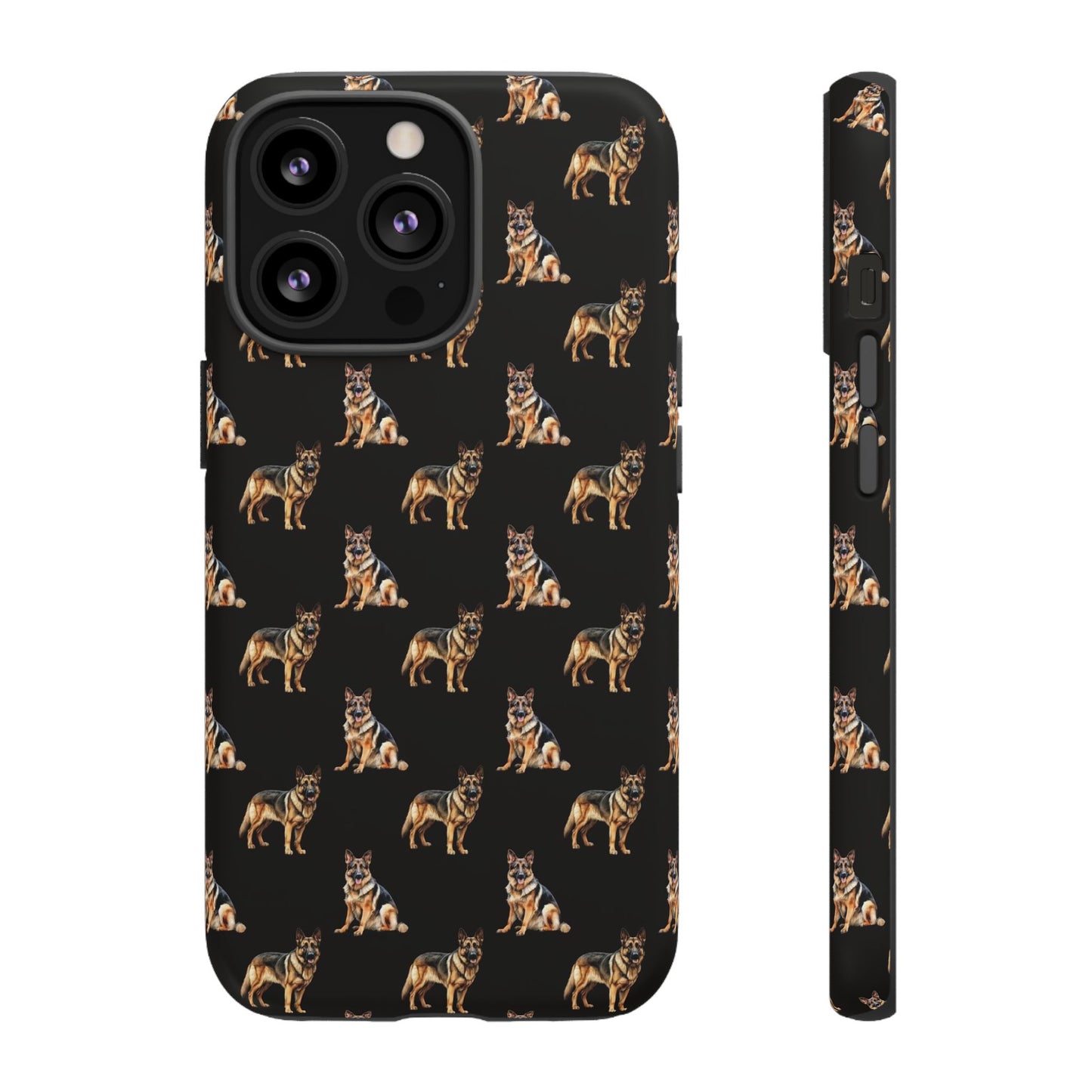 German Shepherd Phone Case Black