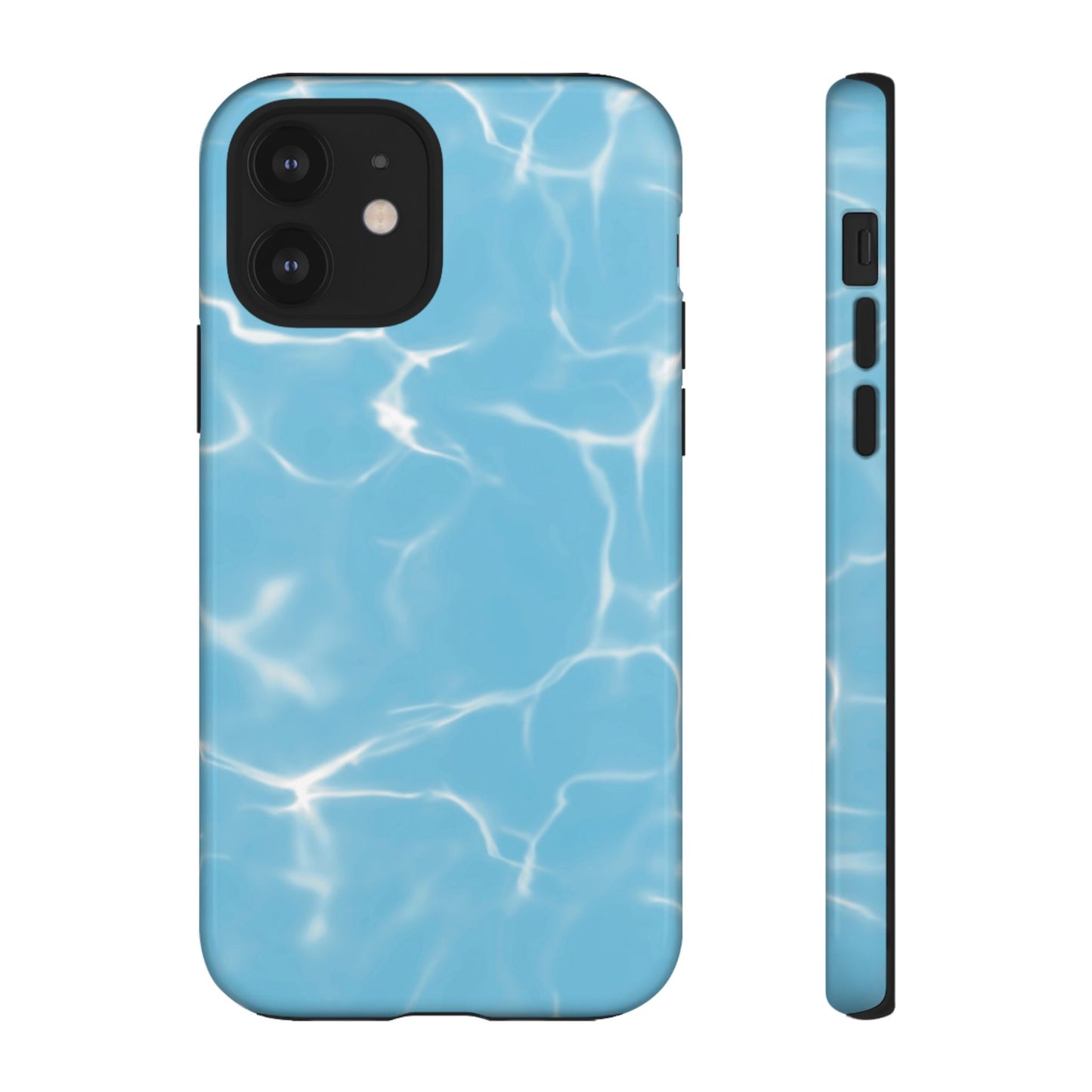 Marble Phone Case Light Blue