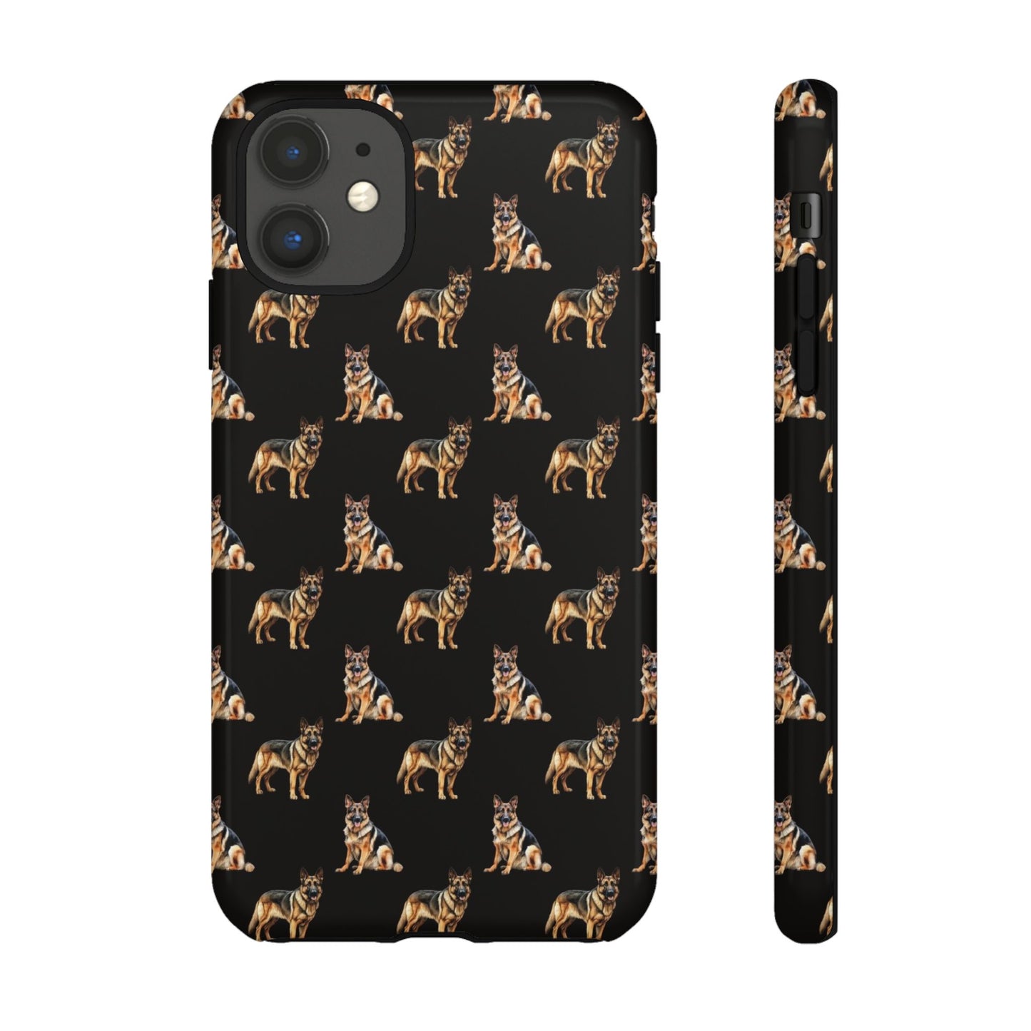 German Shepherd Phone Case Black