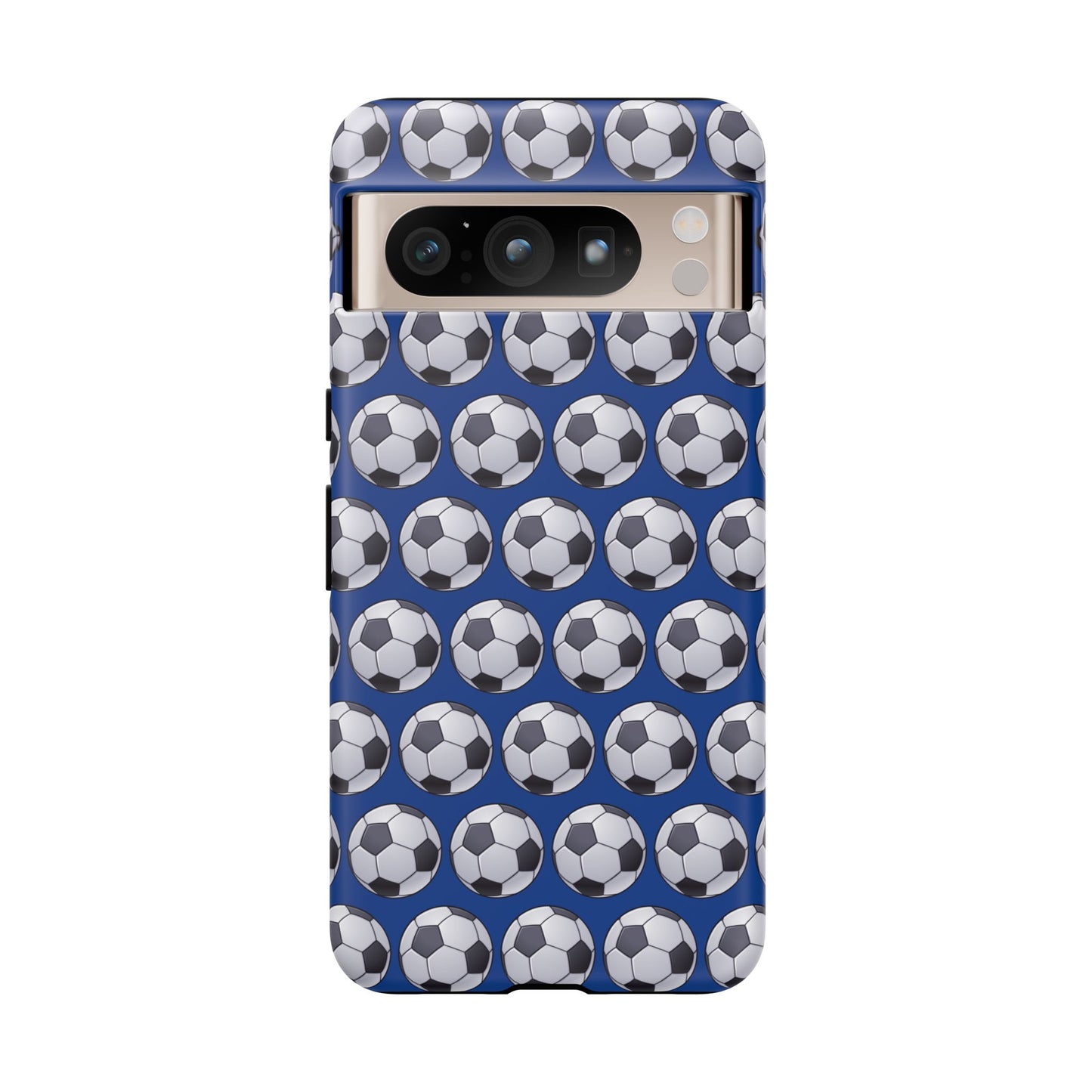 Soccer Ball Phone Case Blue