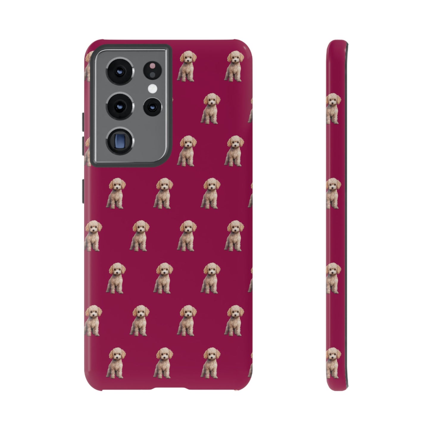 Poodle Phone Case Berry