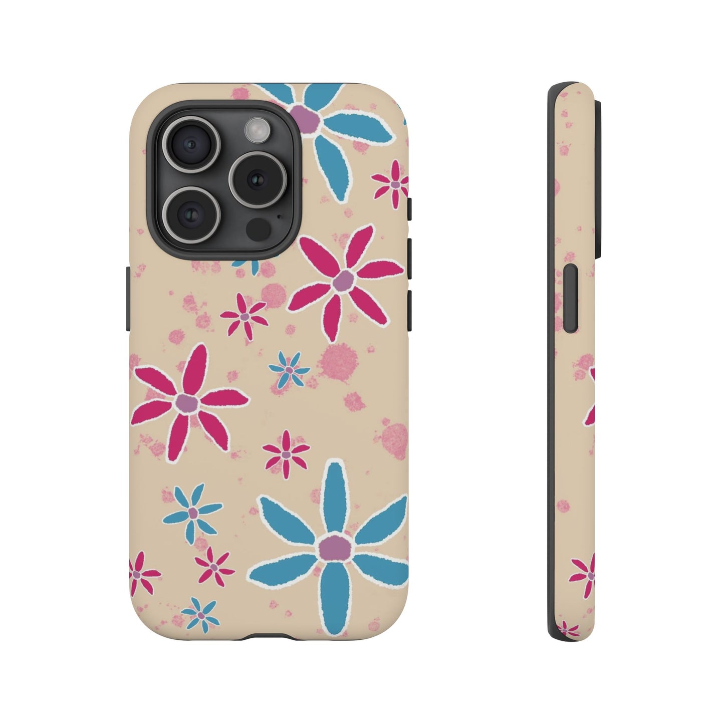 Flower Phone Case Cream