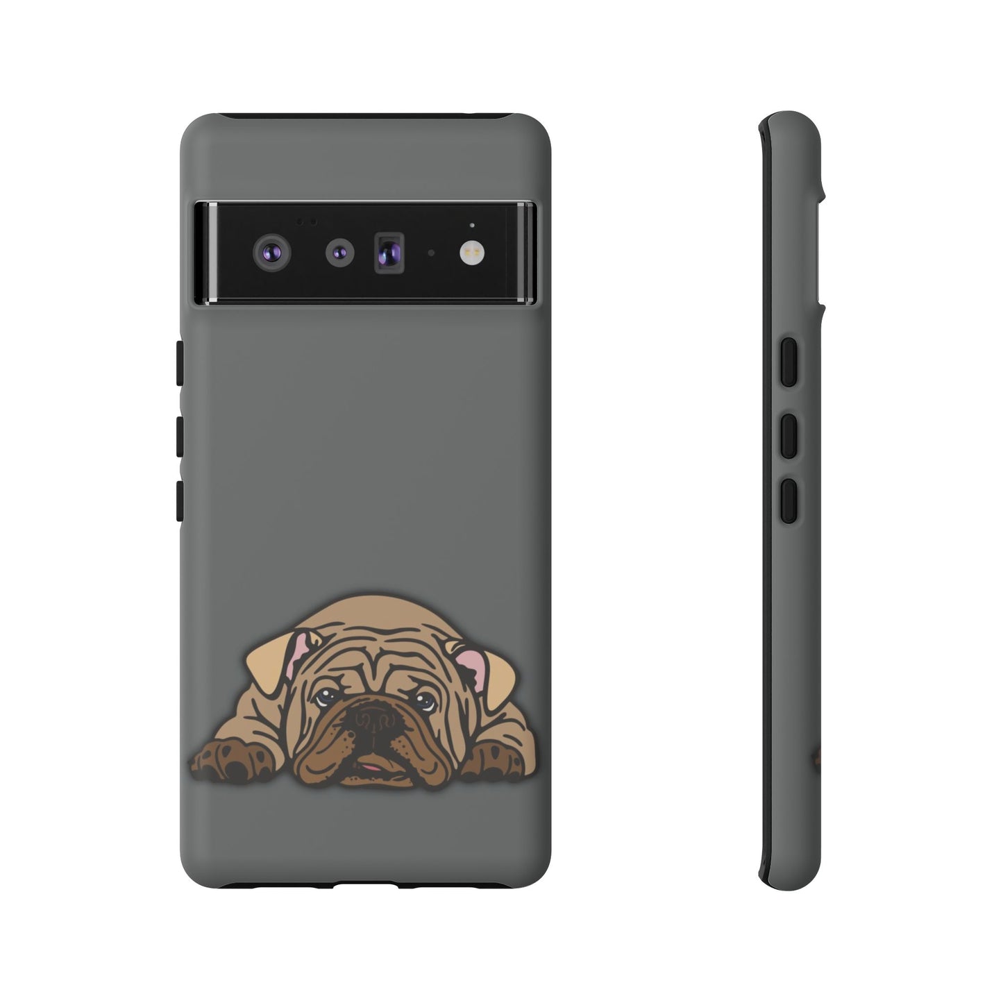 Bulldog Phone Case Gray