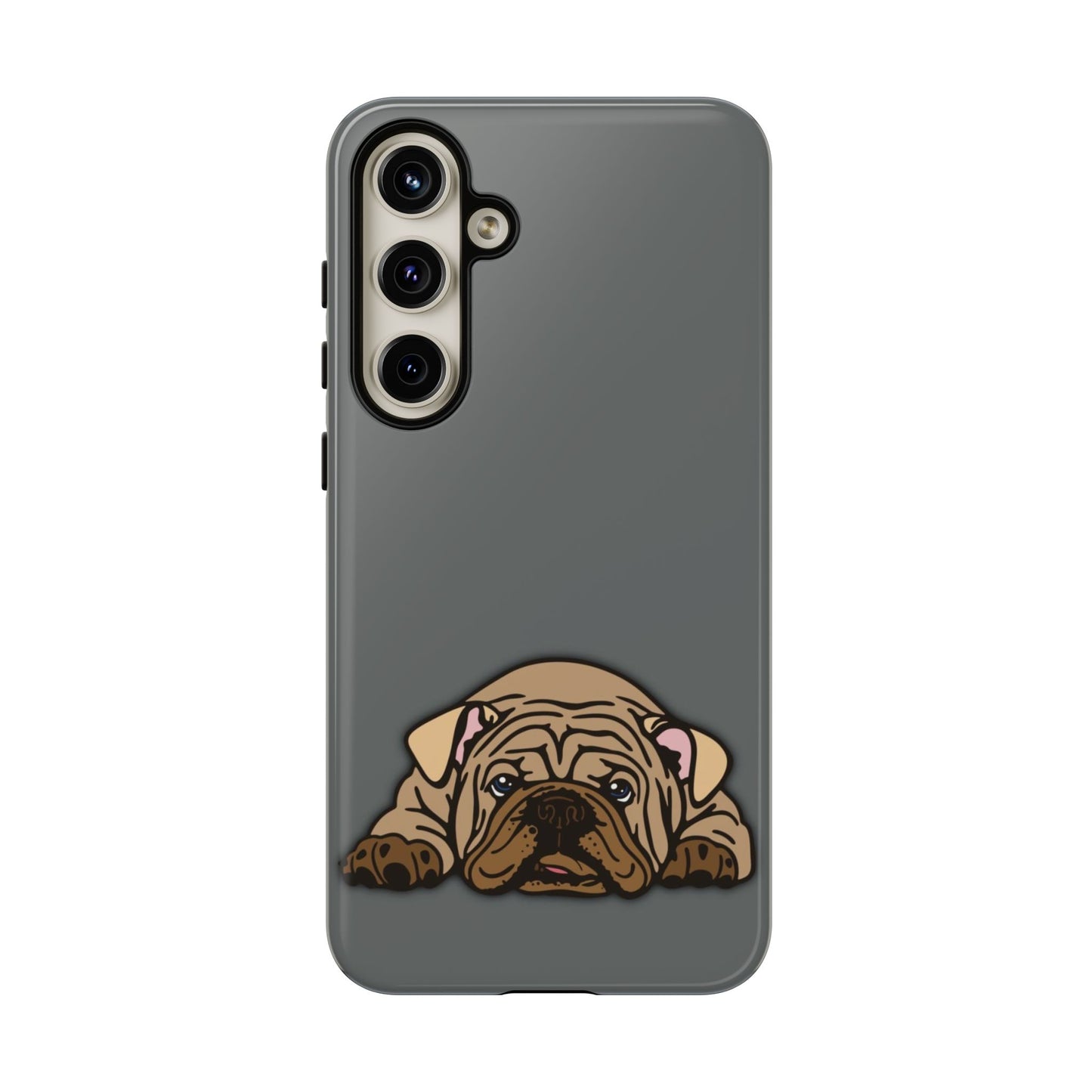 Bulldog Phone Case Gray