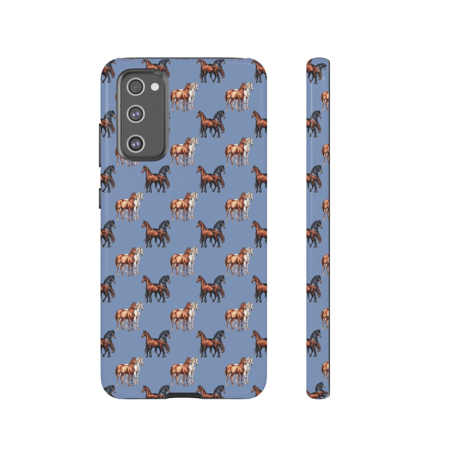 Horse Phone Case Blue