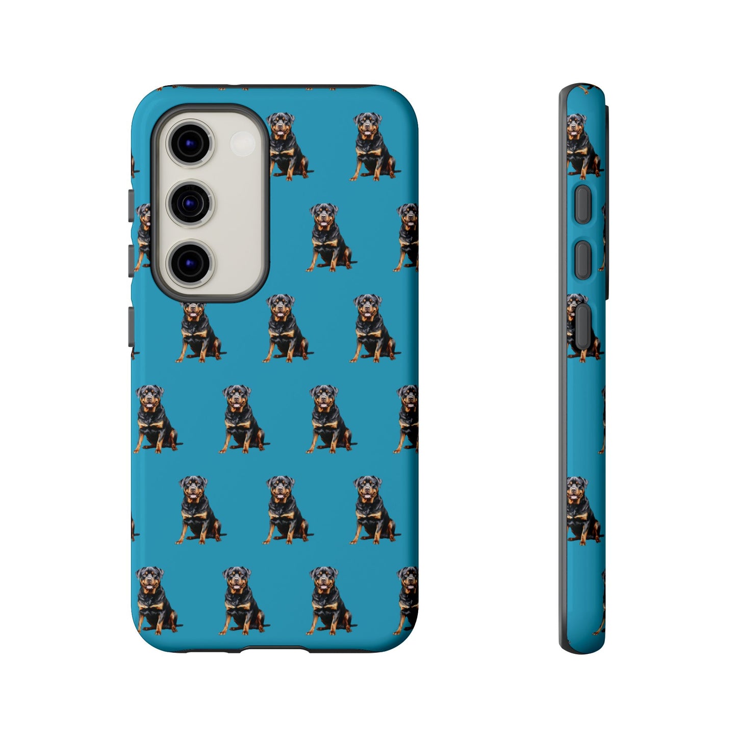 Rottweiler Phone Case Turquoise