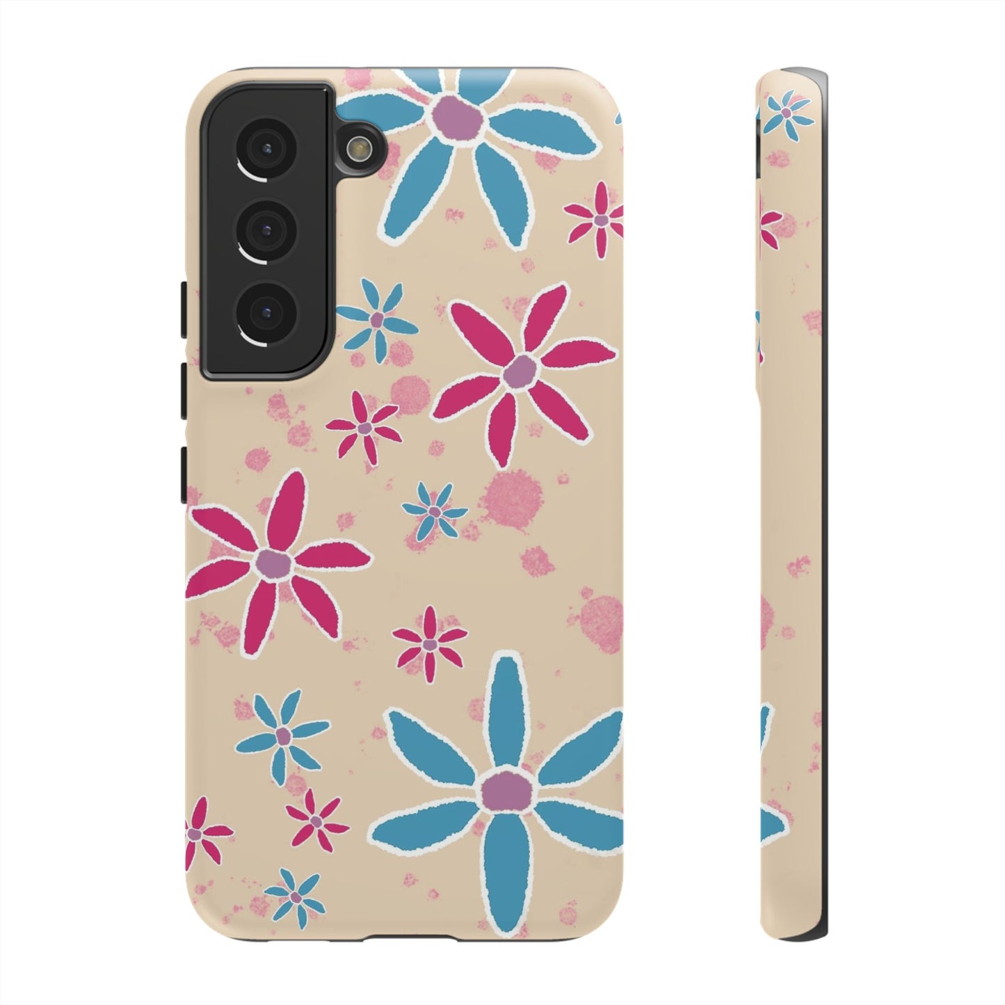 Flower Phone Case Cream