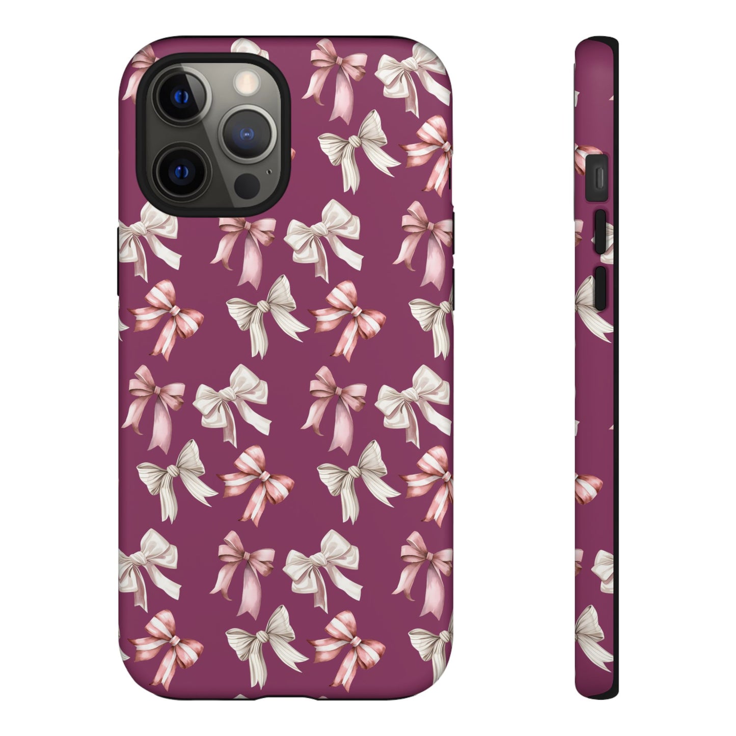 Bow Phone Case Berry