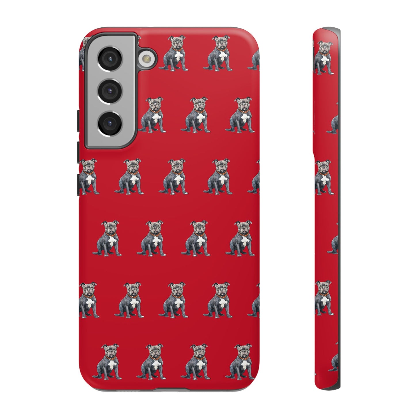 Pitbull Phone Case Red