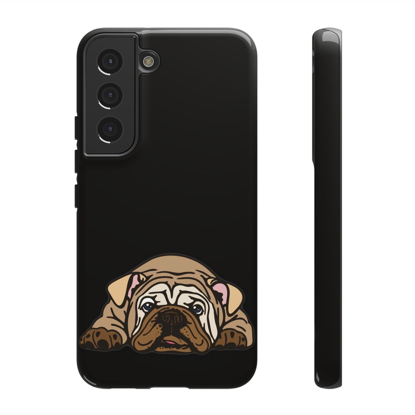 Bulldog Phone Case Black