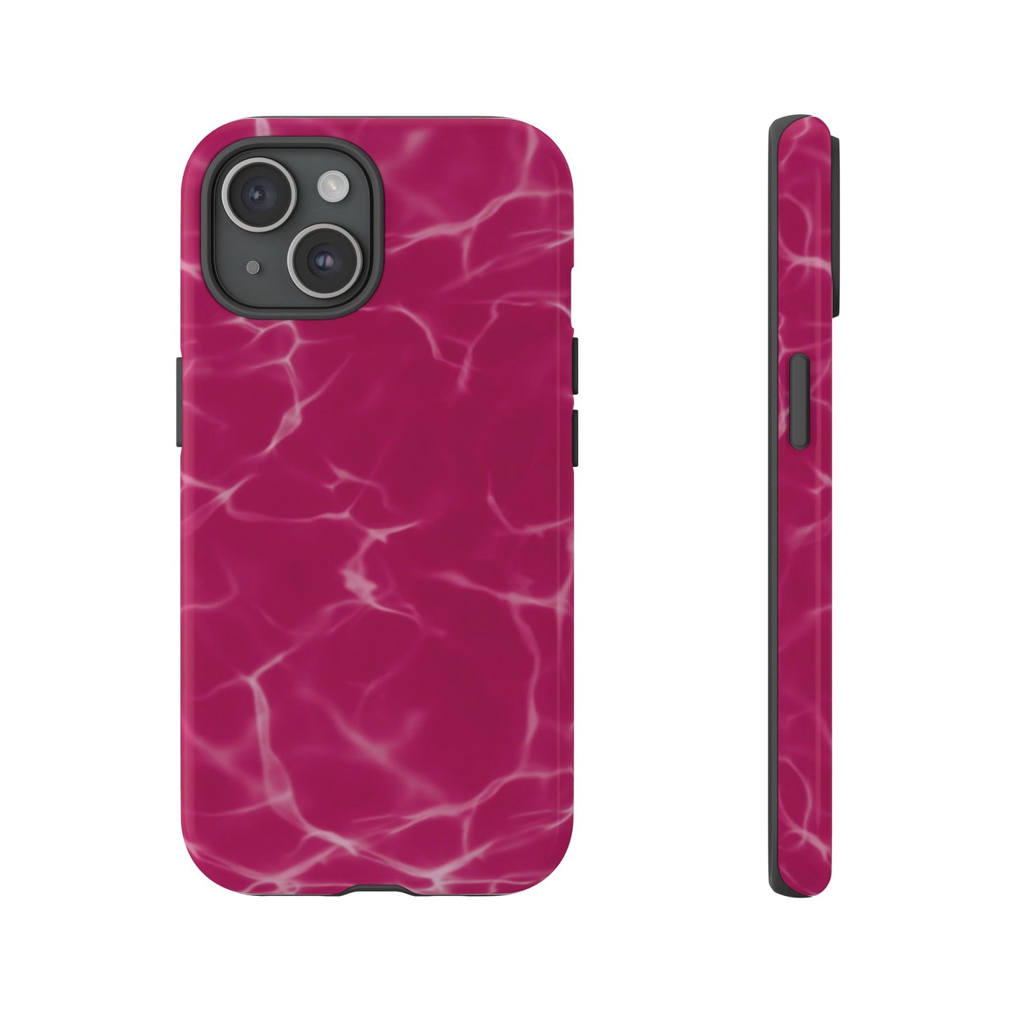 Marble Print Phone Case Berry