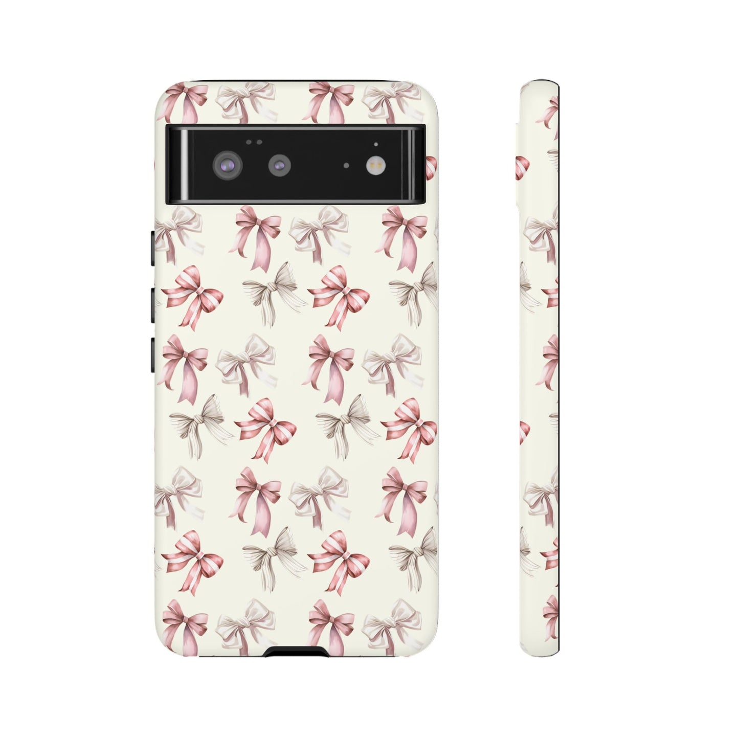 Bow Phone Case Cream