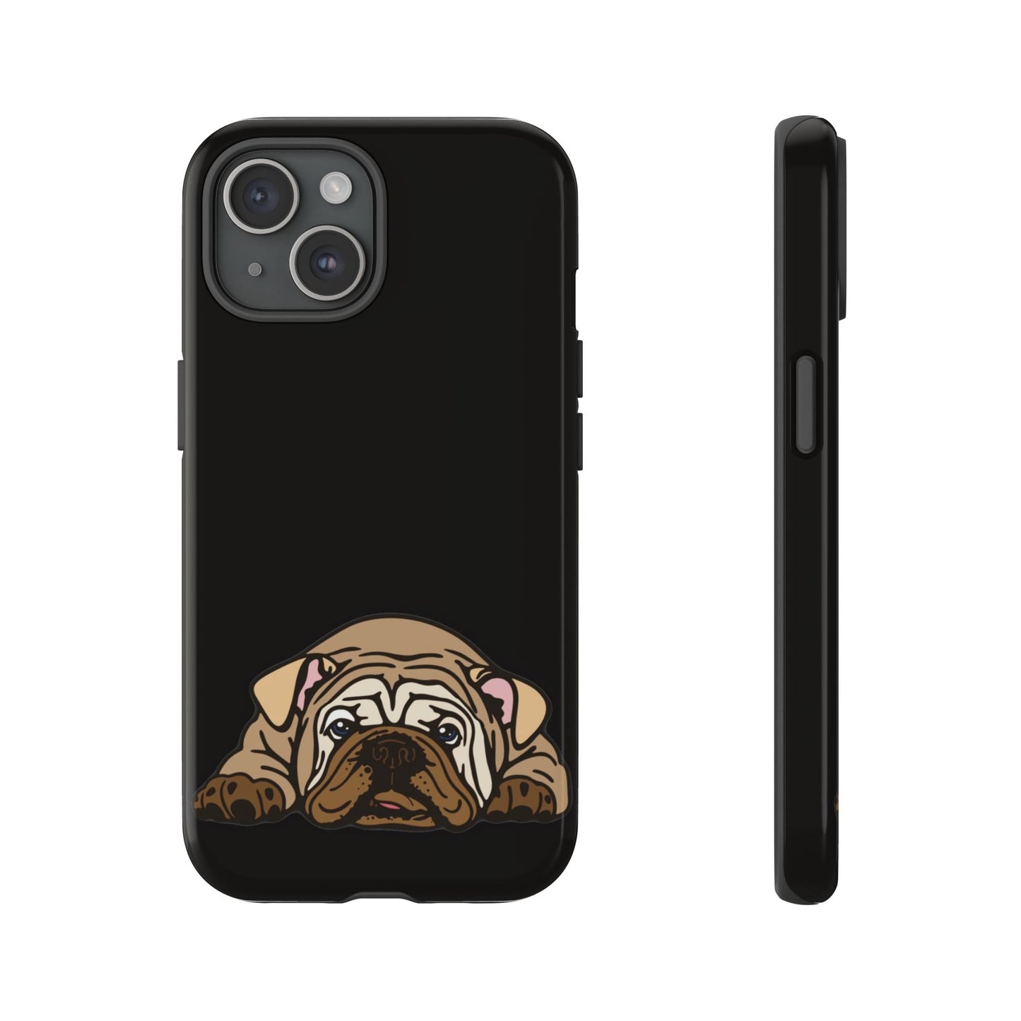 Bulldog Phone Case Black