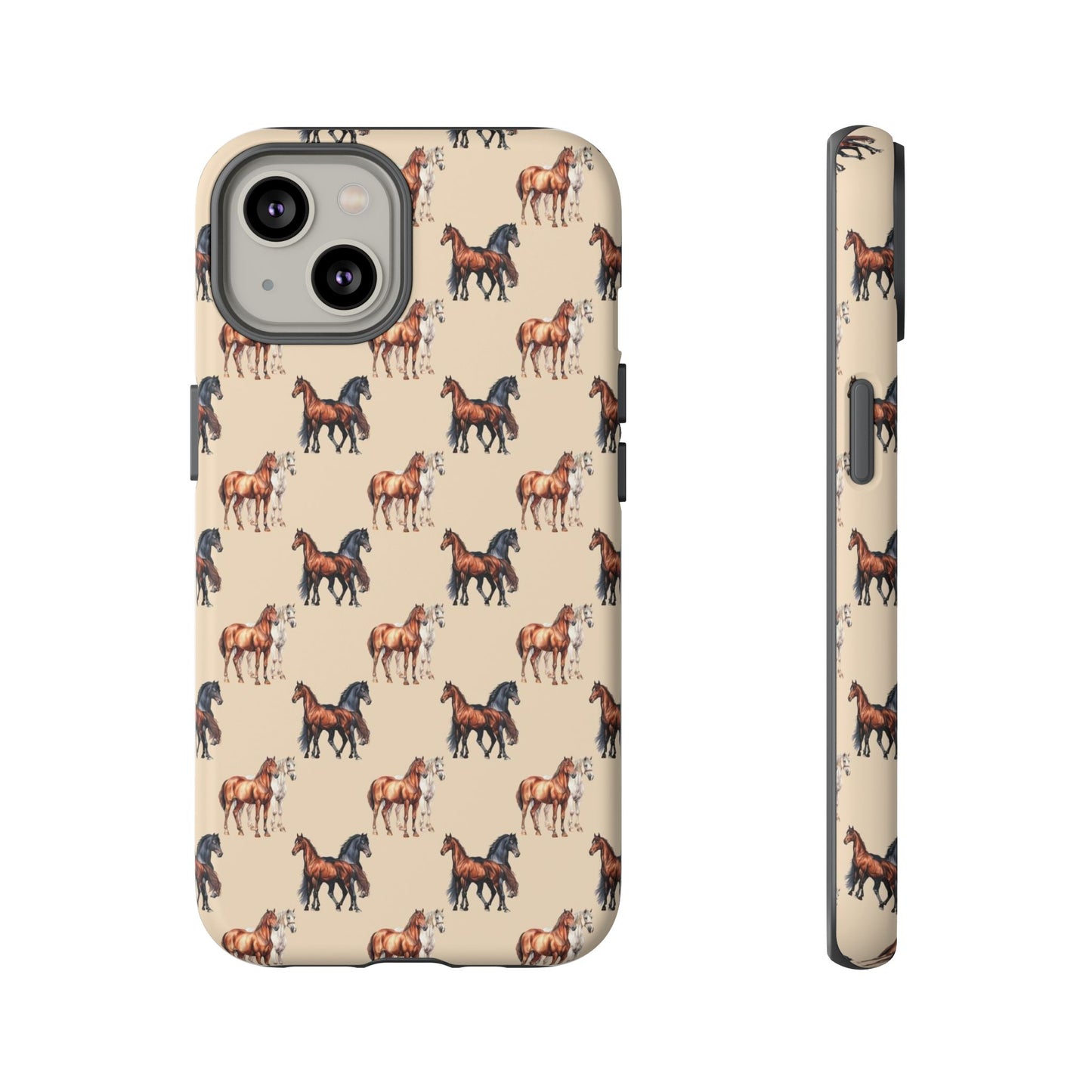 Horse Phone Case Cream