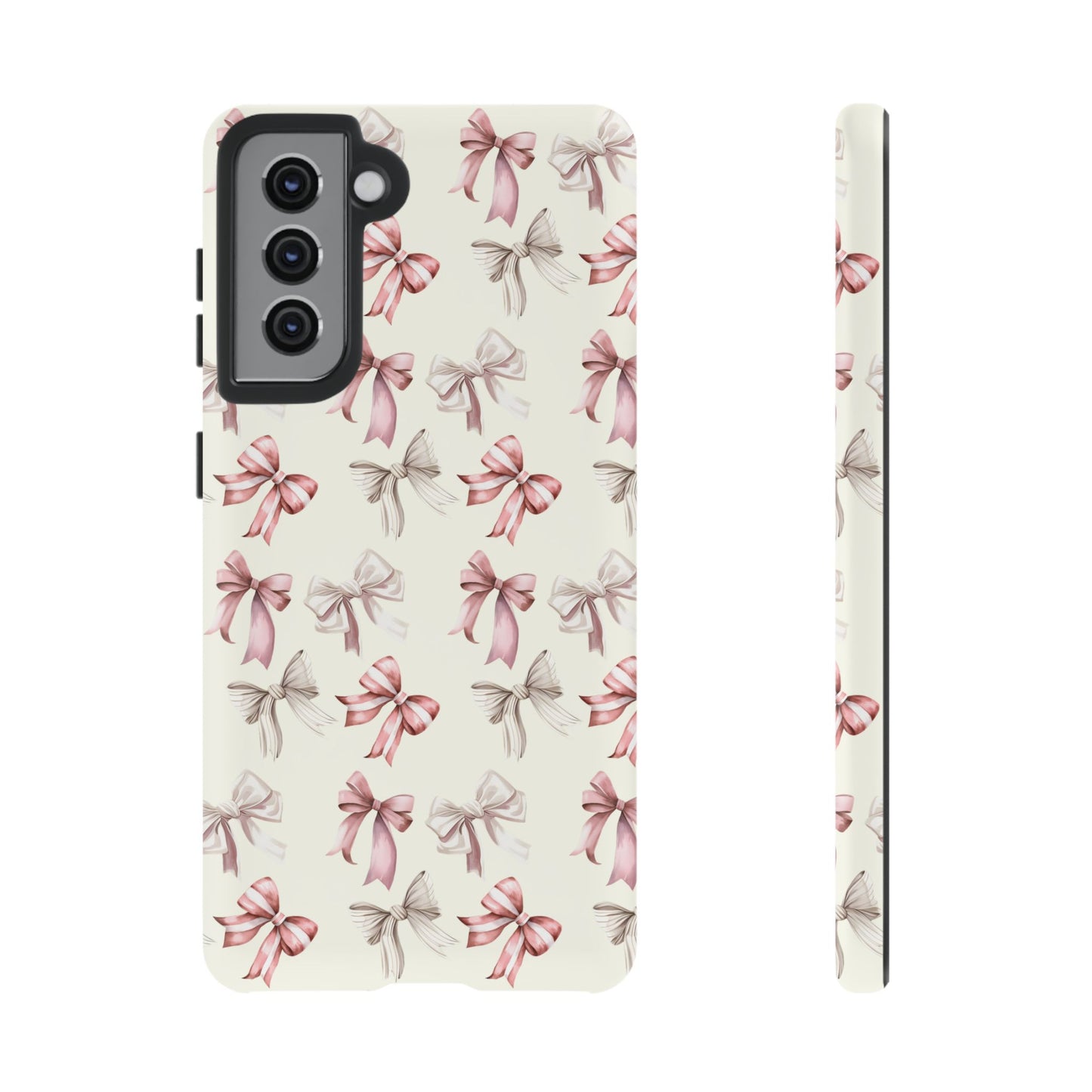 Bow Phone Case Cream