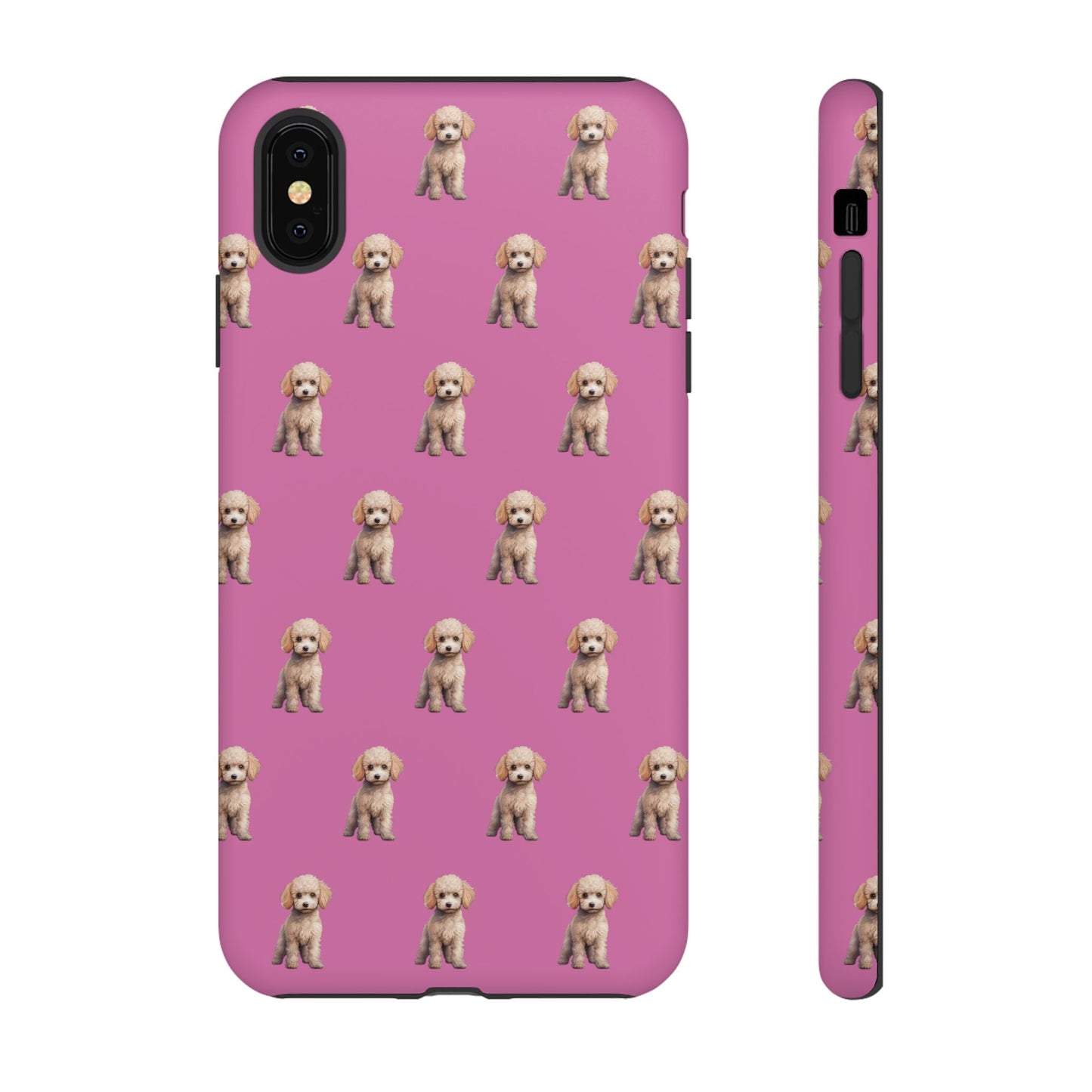 Poodle Phone Case Pink