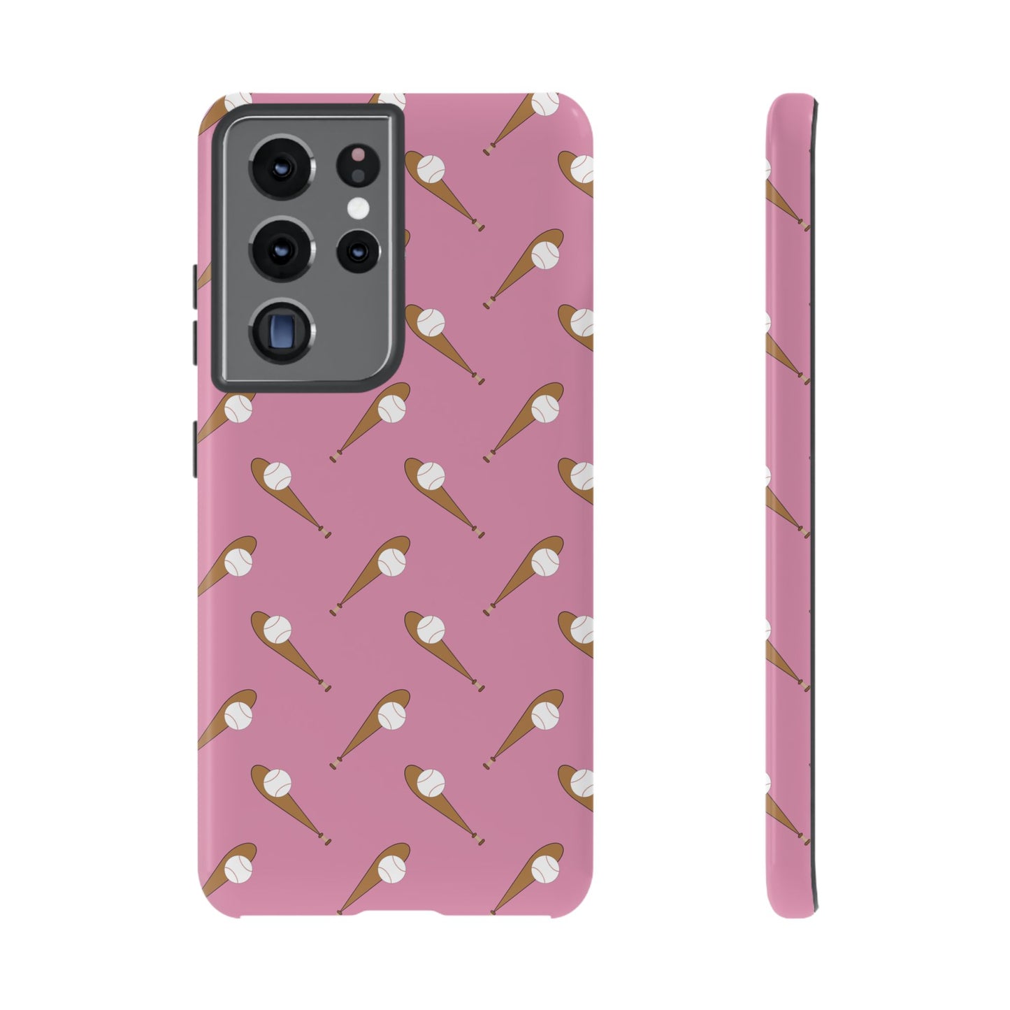 Baseball Phone Case Pink