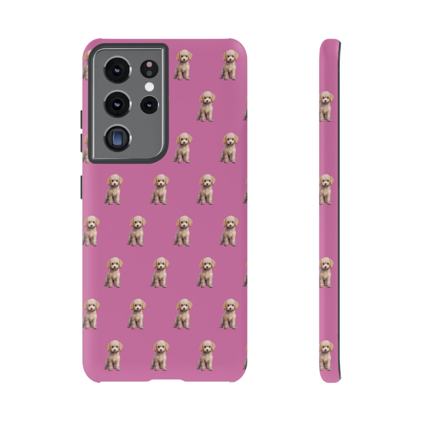 Poodle Phone Case Pink