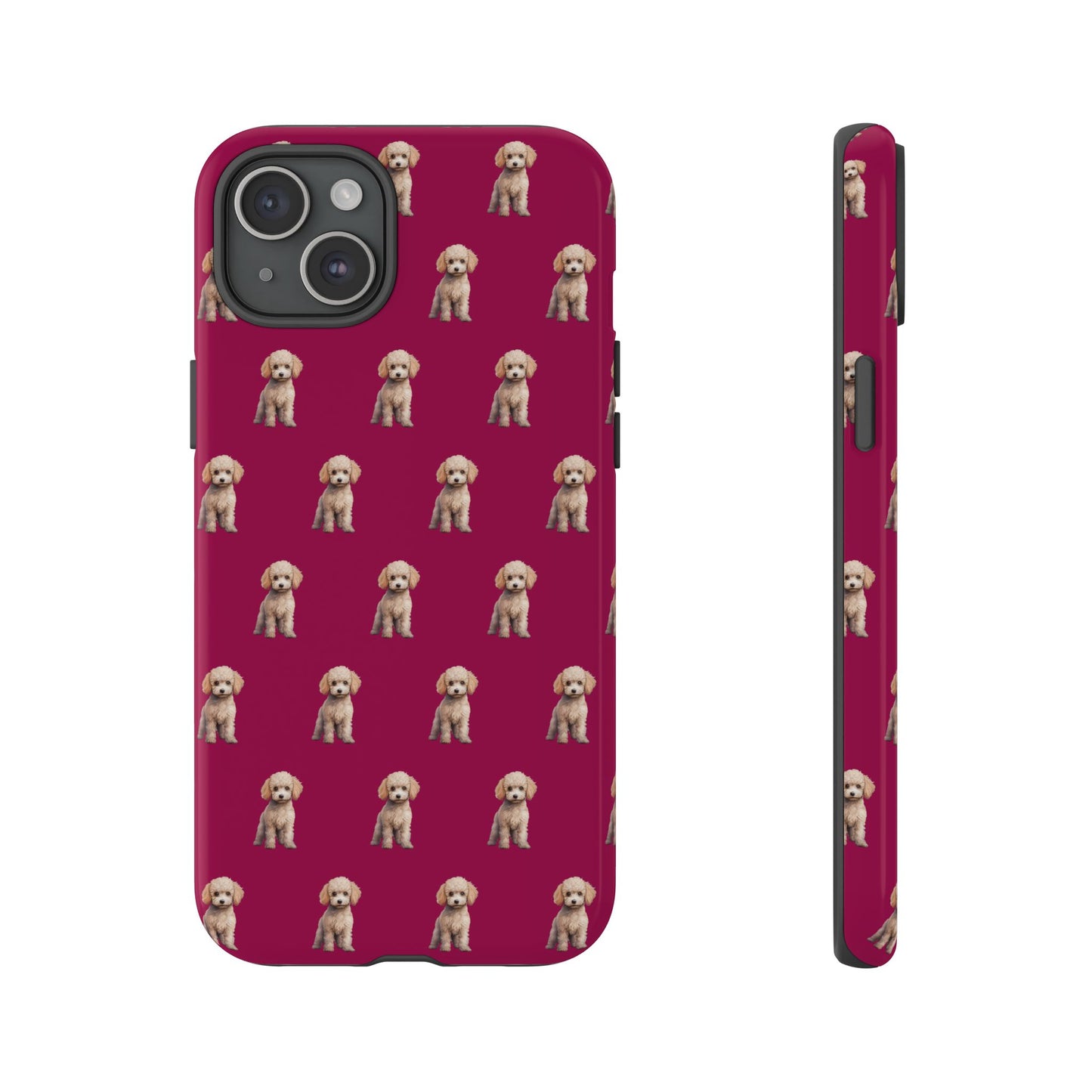 Poodle Phone Case Berry