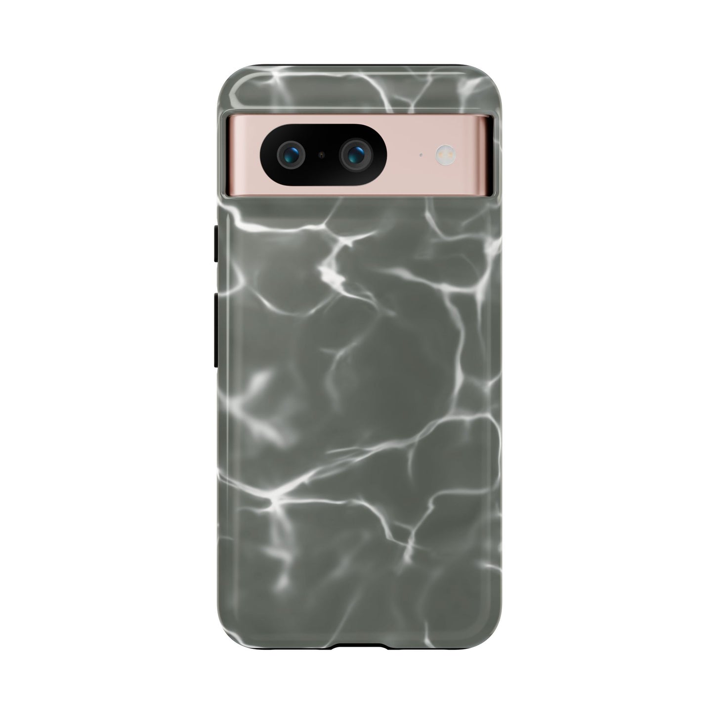 Marble Print Phone Case Gray