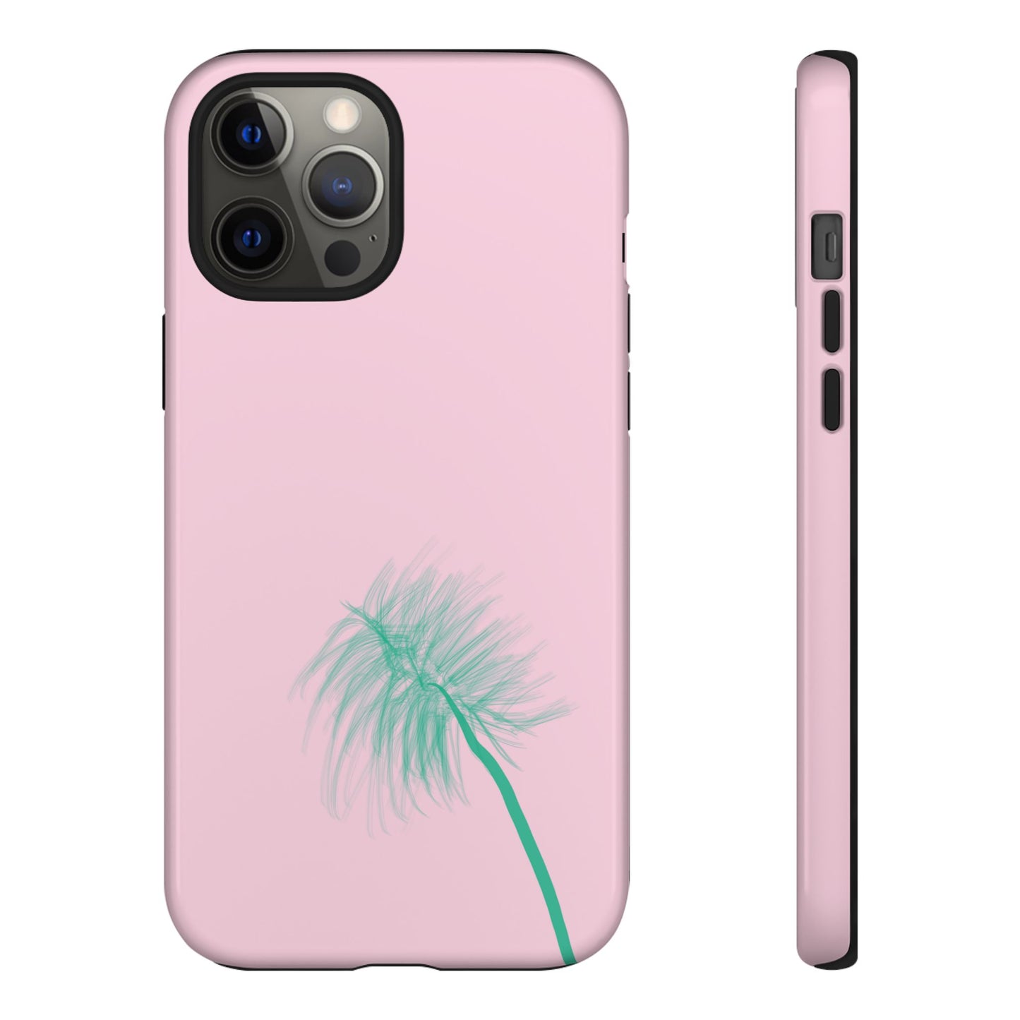 Dandelion Blowball Phone Case Pink