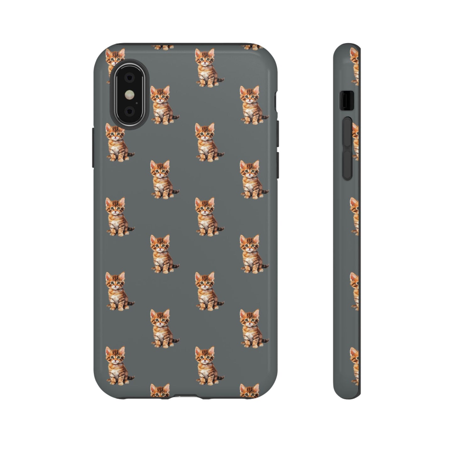 Cat Phone Case Gray