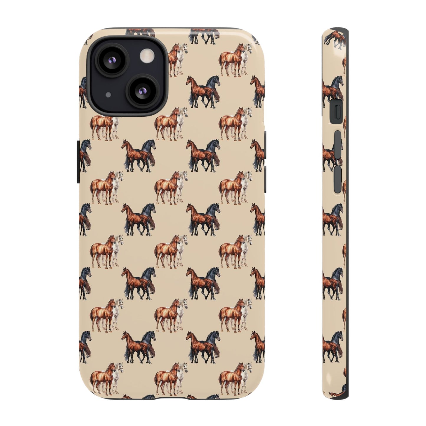 Horse Phone Case Cream