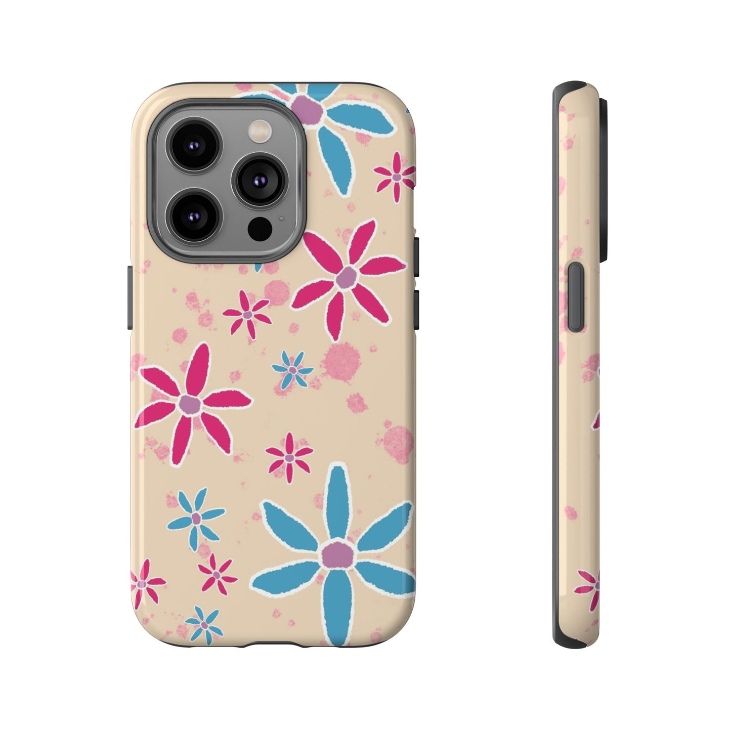 Flower Phone Case Cream