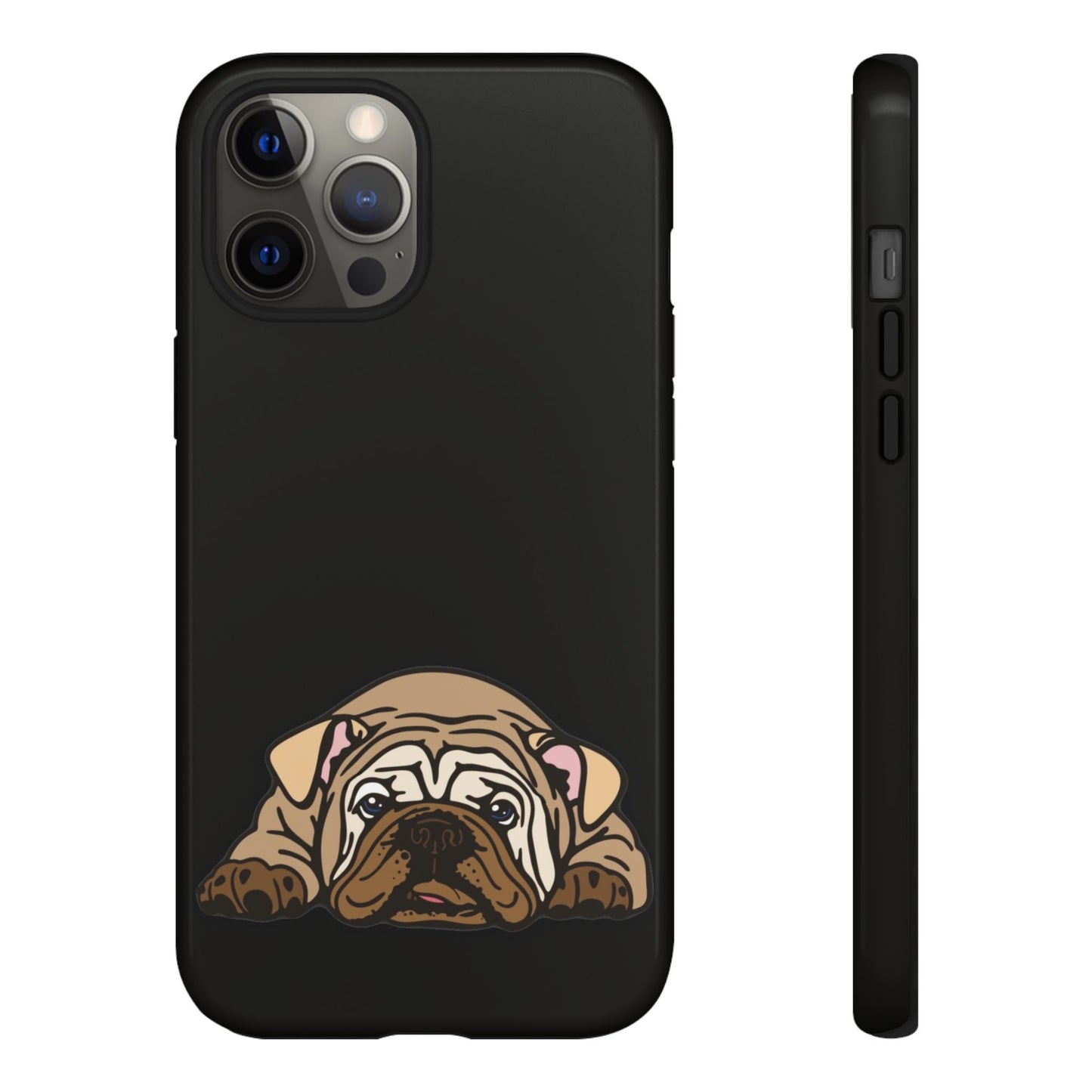 Bulldog Phone Case Black