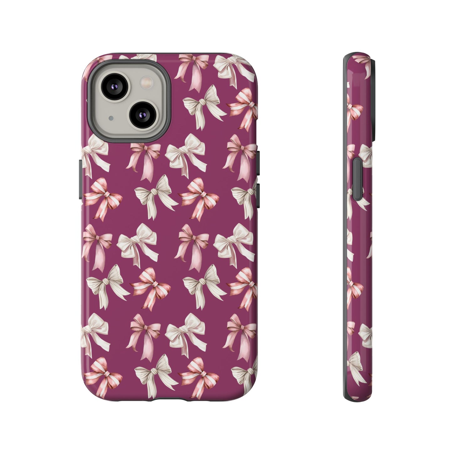 Bow Phone Case Berry