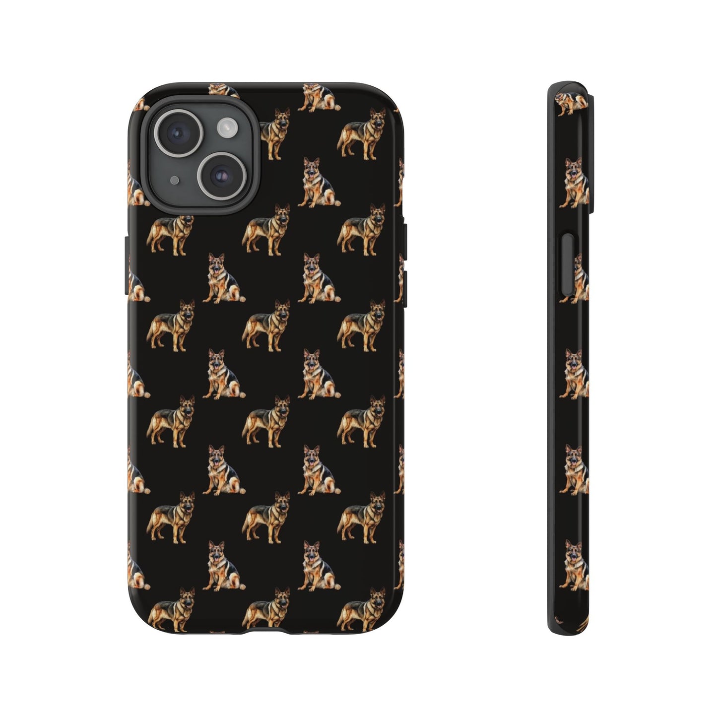 German Shepherd Phone Case Black