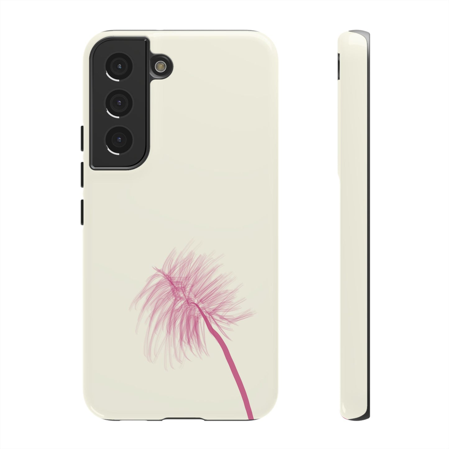 Dandelion Blowball Phone Case Cream