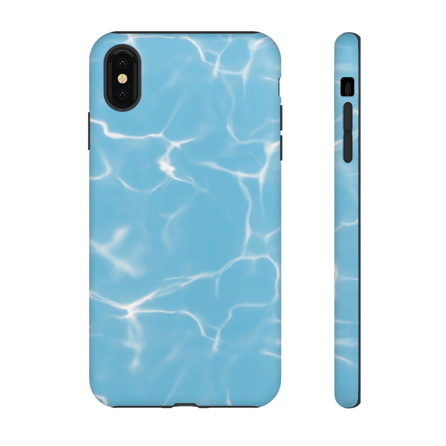 Marble Phone Case Light Blue