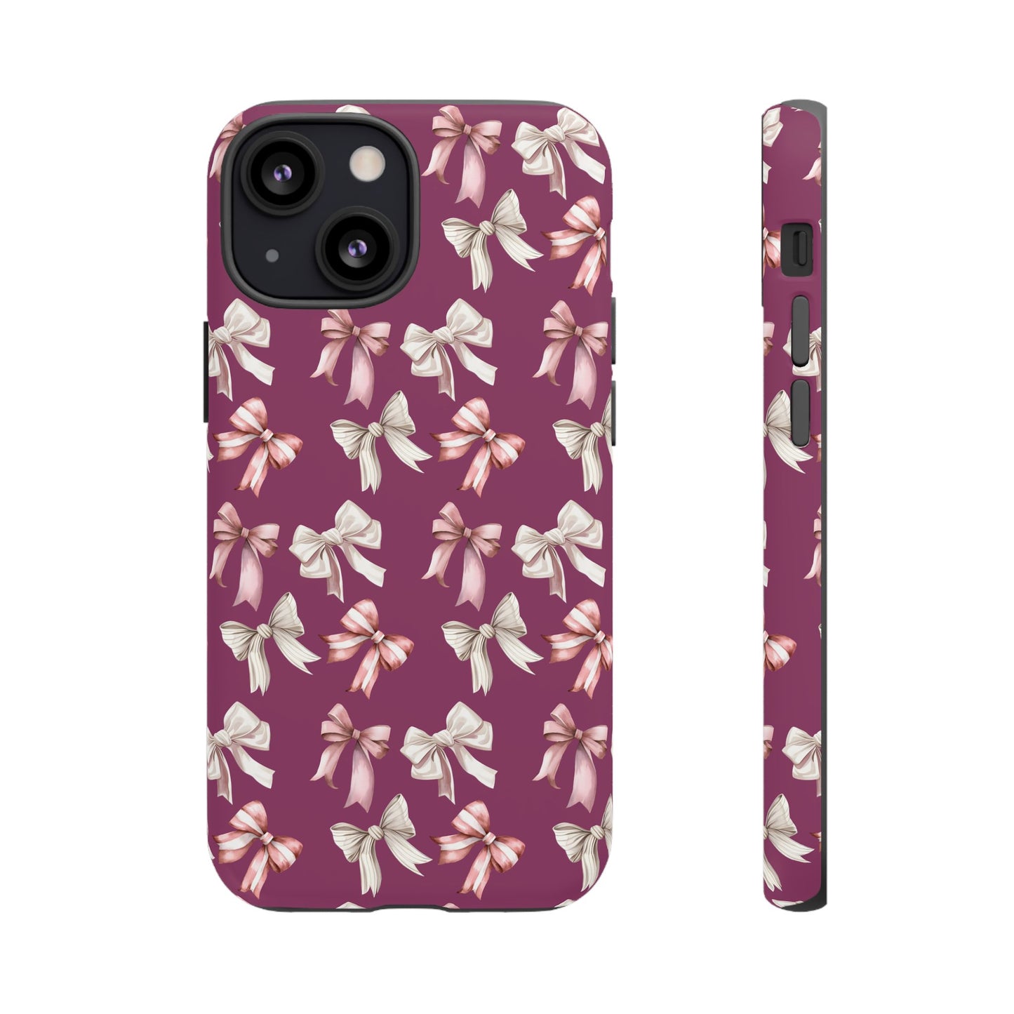 Bow Phone Case Berry