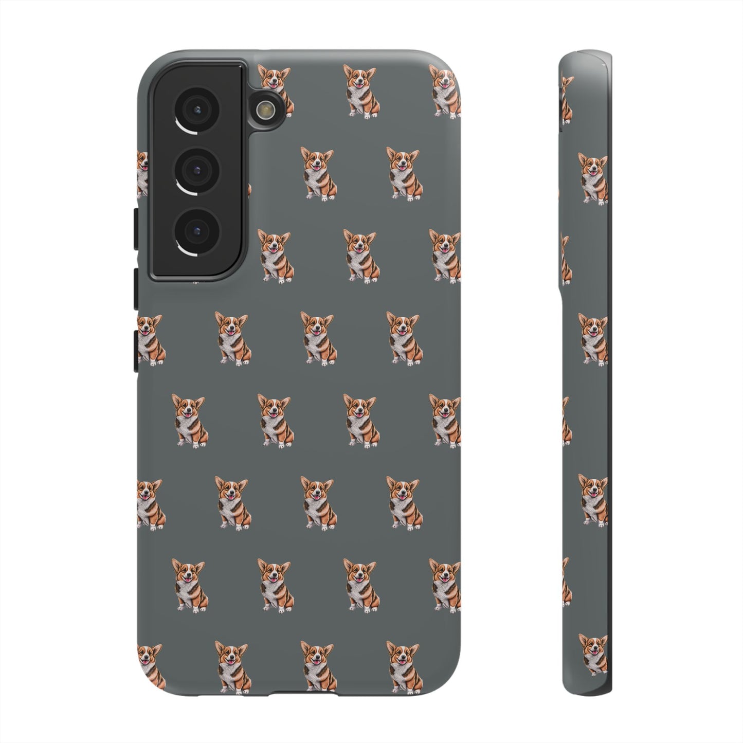 Corgi Phone Case Gray