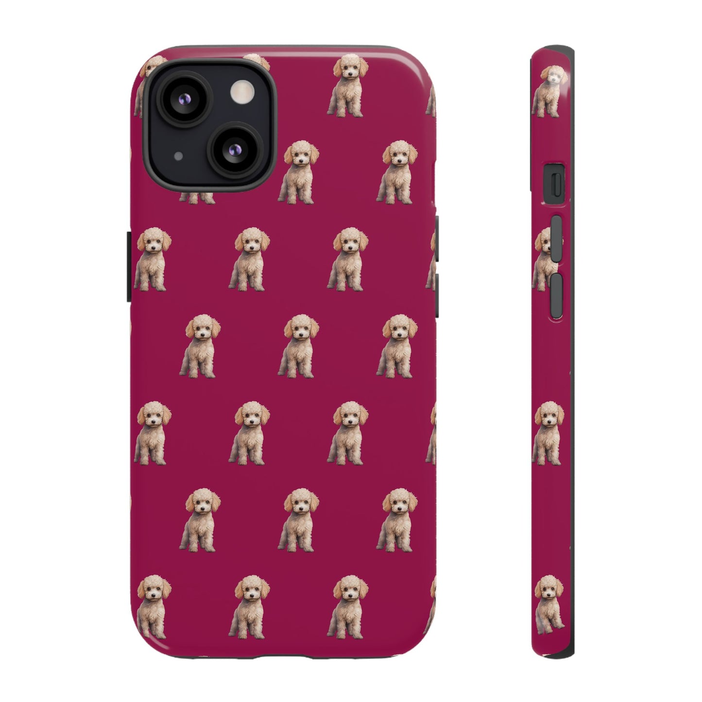 Poodle Phone Case Berry