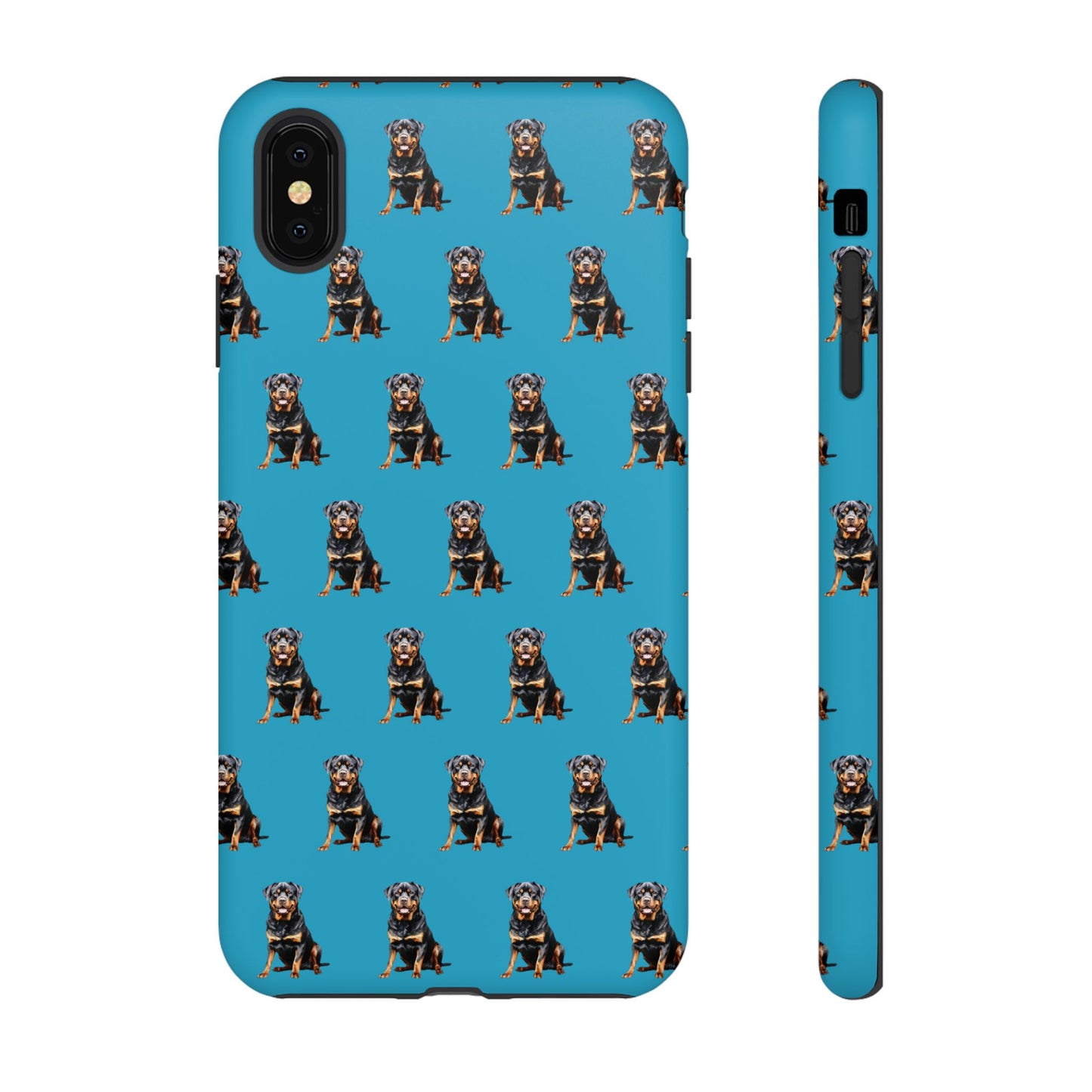 Rottweiler Phone Case Turquoise