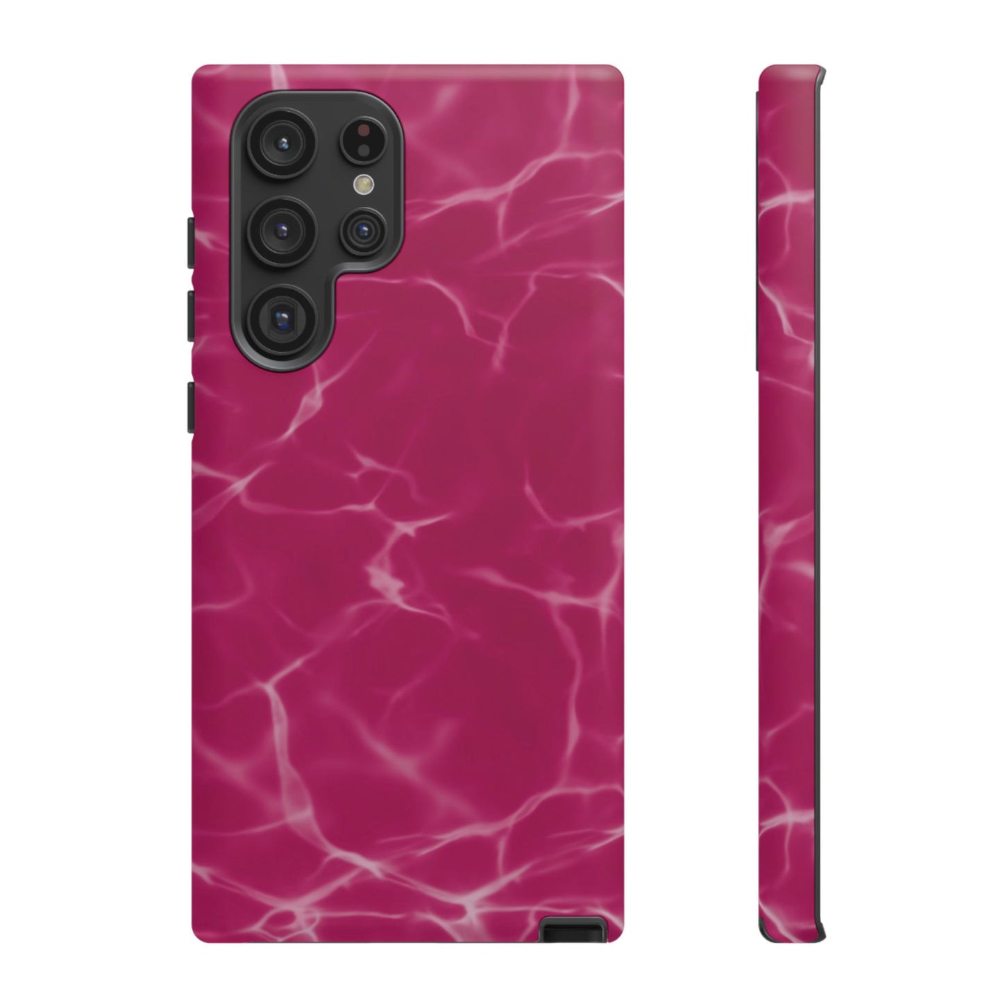 Marble Print Phone Case Berry